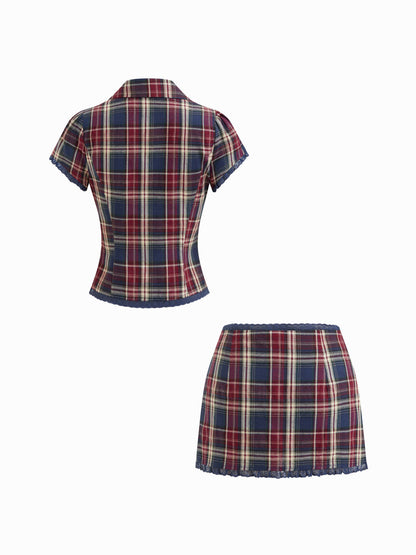 Plaid Pixie Set